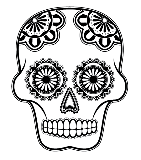How To Create a Detailed Vector Sugar Skull Illustration | Adobe ...