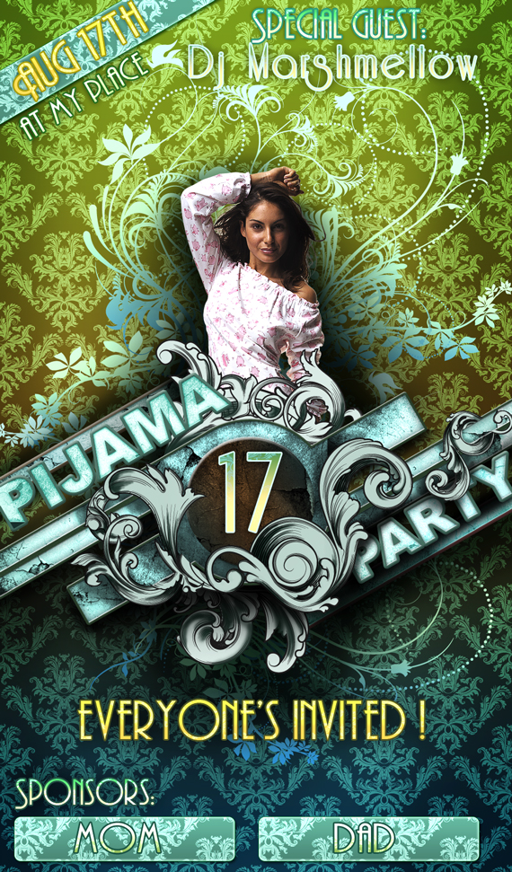 How to Create a Vintage Party Poster in Photoshop
