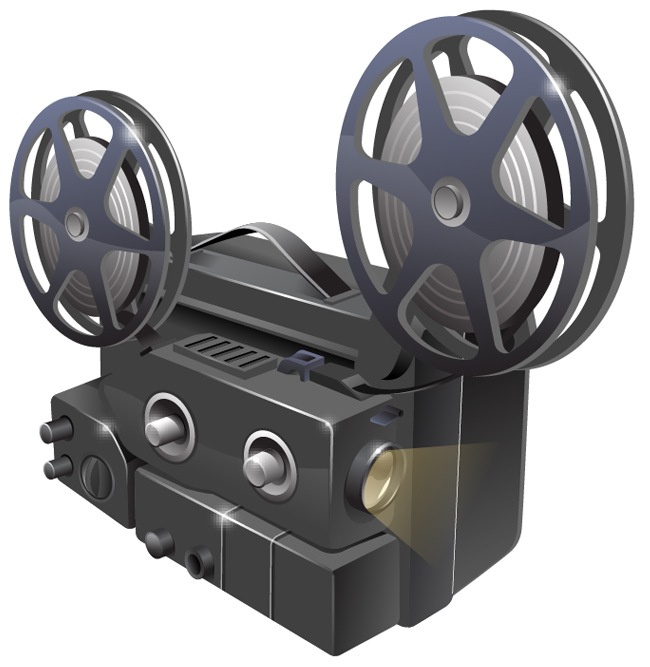 How to make a realistic film projector icon