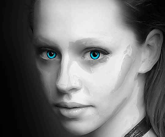 Glossy porcelain skin effect in photoshop