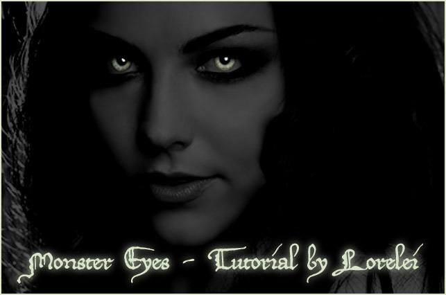 Photoshop Tutorial Turn Woman into a Vampire Witch - Glowing Monsters Eyes at Night