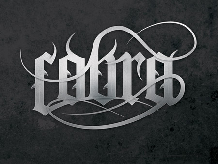 How To Create a Gothic Blackletter Typographic Design
