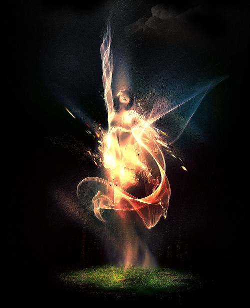 Create Surreal Artwork via Simple Break Apart Effect and Smoke Texture in Photoshop
