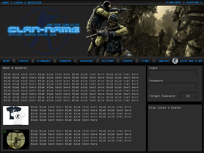Clan Website Design Tutorial
