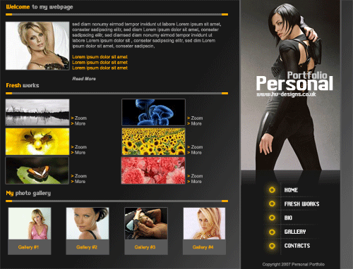 Portfolio Web Layout #2 Tutorial