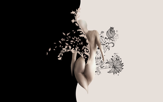 Create a Ying Yang concept design with Photoshop and Illustrator
