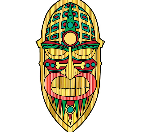 hawaiian clip art black and white tiki wesharepics hawaiian clip art black and white tiki wesharepics