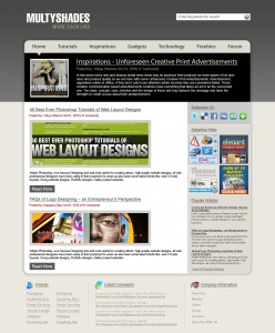 Create Professional Blog Layout Design Using Photoshop