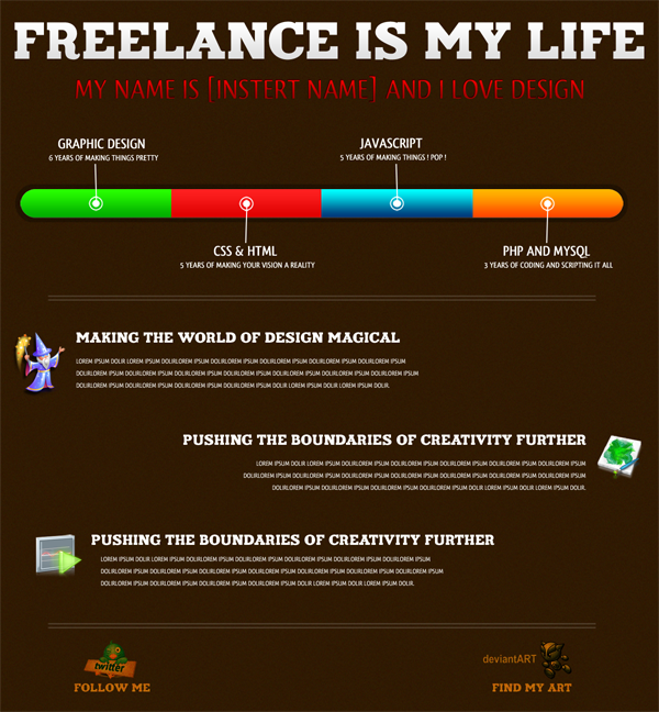 Create a Simple Freelance Curriculum Vitae (CV)
