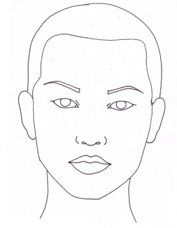 how to draw cartoon girl face. Draw a Cartoon Girl
