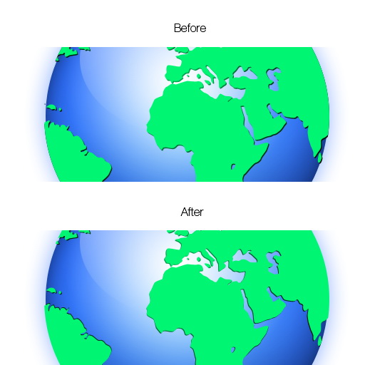 How to Draw Globe Icon Using Photoshop | Drawing Techniques