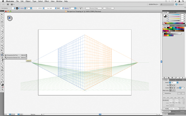 Snap Text To Perspective Grid Illustrator