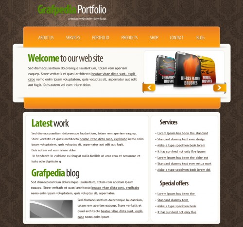 Create an awesome portfolio layout