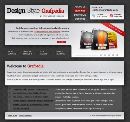 Design a typography layout