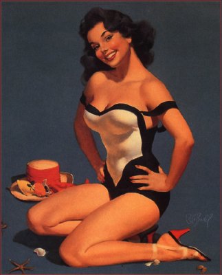 Pin Up Art. Pin-Up as a Part of American