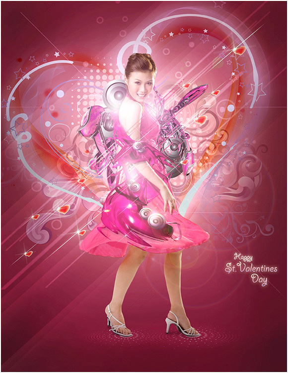 St Valentine's Day Photo Manipulation