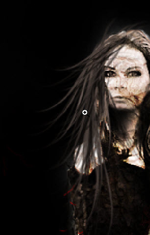 Create a Surreal Fiery Burnt Wood Lady Figure with Vexel Hair in Photoshop 31