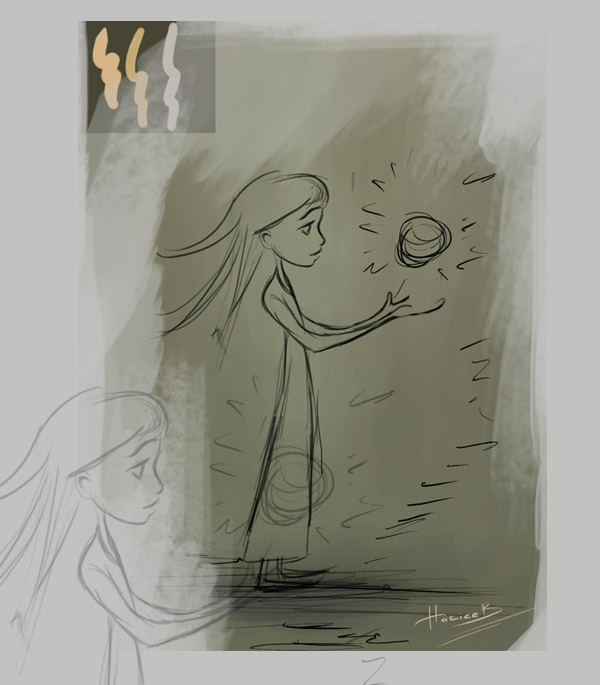 a cute cartoon girl with a cute cartoon girl characters. a cute cartoon girl with a