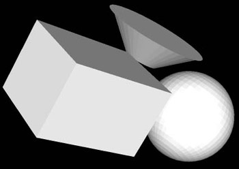 Photoshop - 3D Shapes Tutorial: Final Result