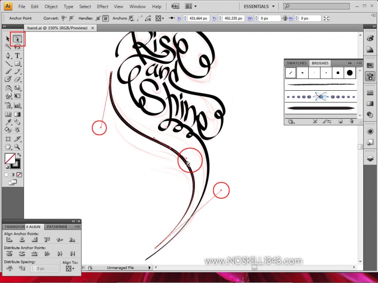 Calligraphy with Photoshop and Illustrator 3