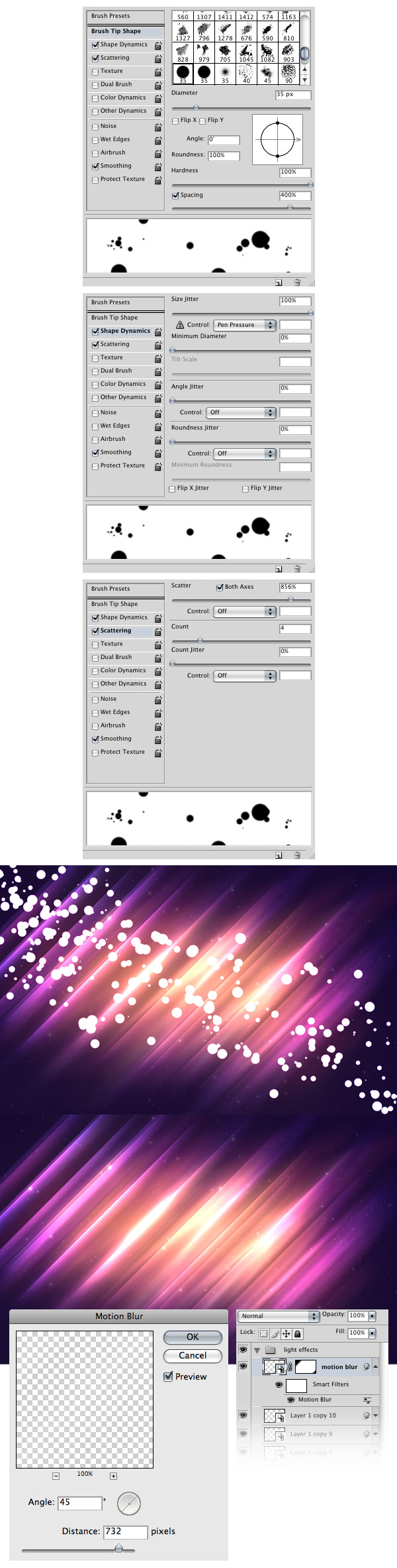 Create a light Effect in Photoshop 12