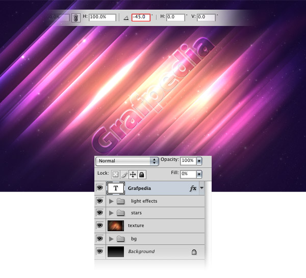 Create a light Effect in Photoshop 15