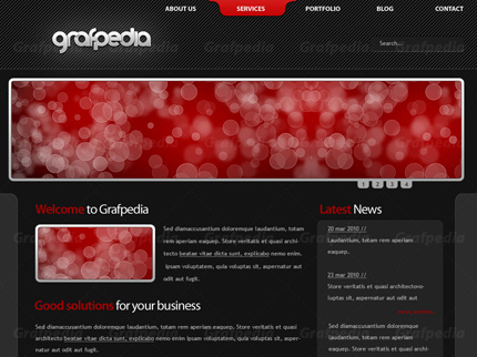 Photoshop Web Interface Tutorial
