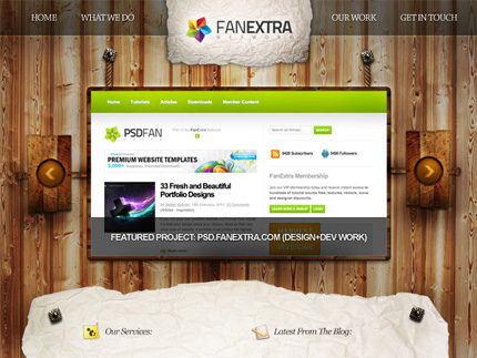 Photoshop Web Interface Tutorial