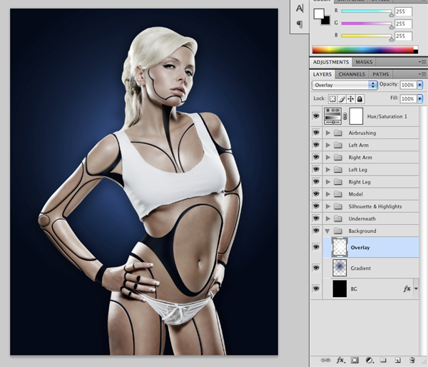 Create a Human Robot Hybrid in Photoshop 85