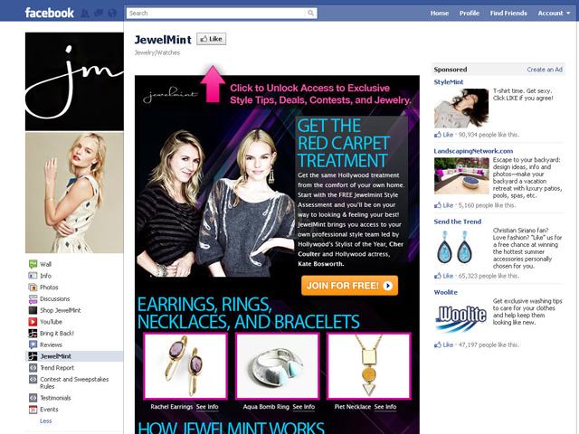Custom Facebook Page