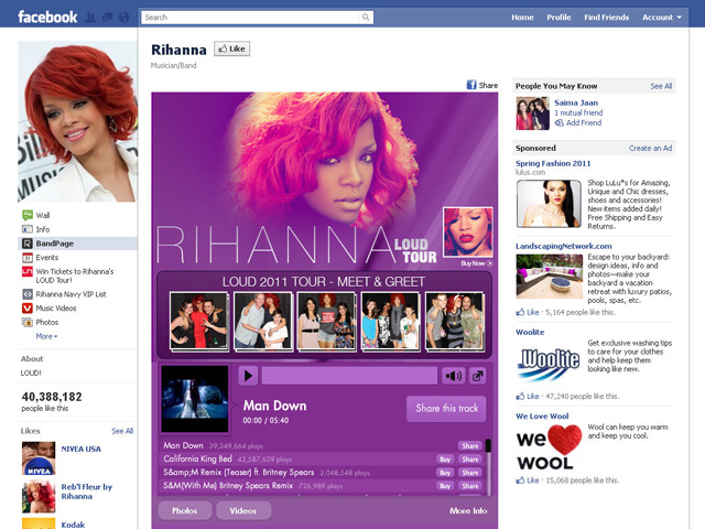 Custom Facebook Page