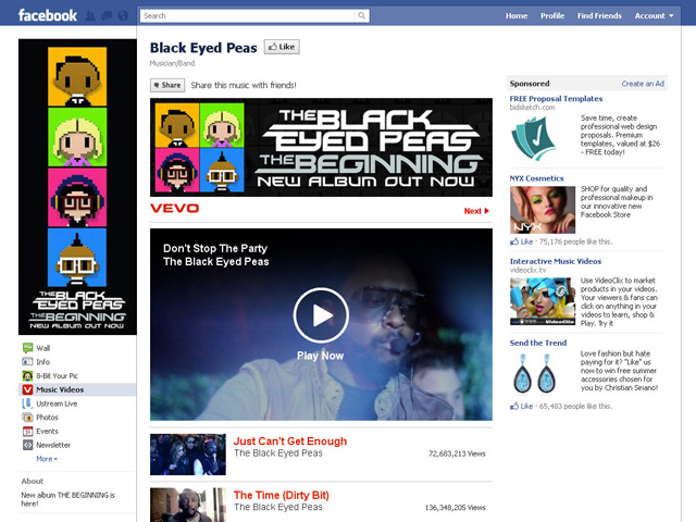 Custom Facebook Page