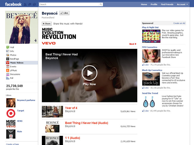 Facebook Fan Pages