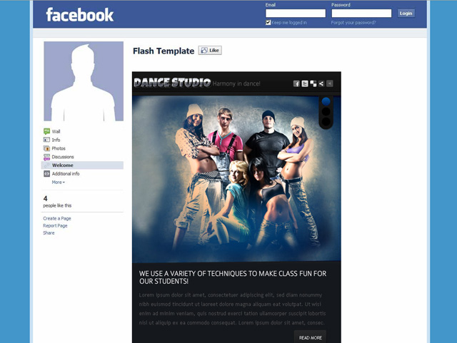 Custom Facebook Fan Page