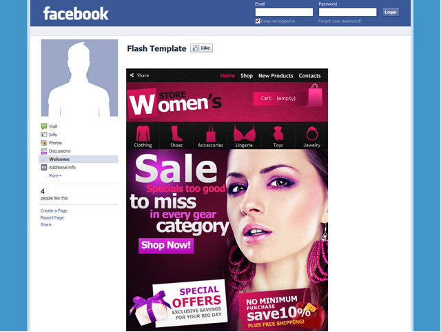 Custom Facebook Fan Page