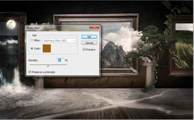 Create a Living Museum in Photoshop CS4 17
