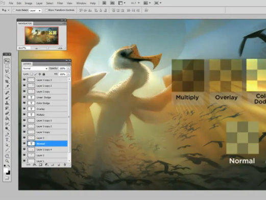 Eyedropper + Layer Blending Modes