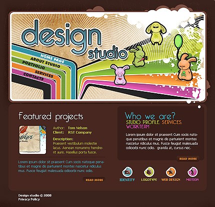 Illustrations in Web Design
