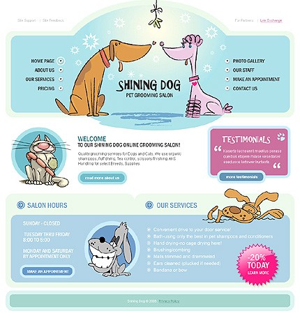 Illustrations in Web Design