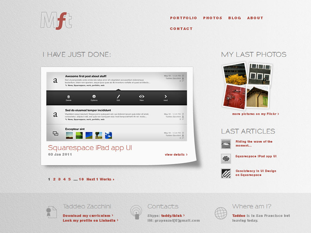 Minimal Website Design