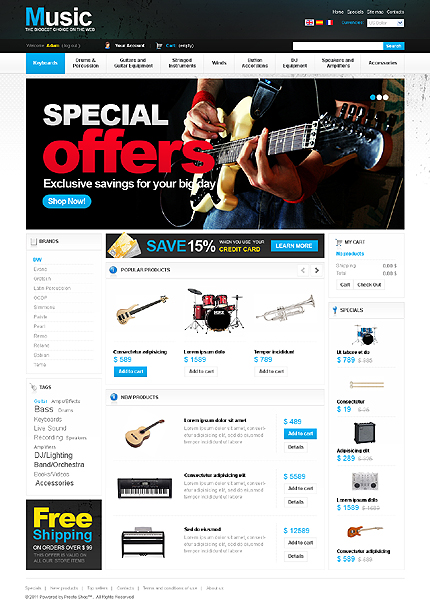 Premium Prestashop Template