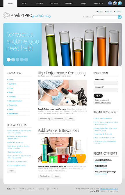Drupal Template