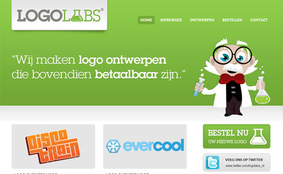 +25 Awesome Green Websites and Templates 3