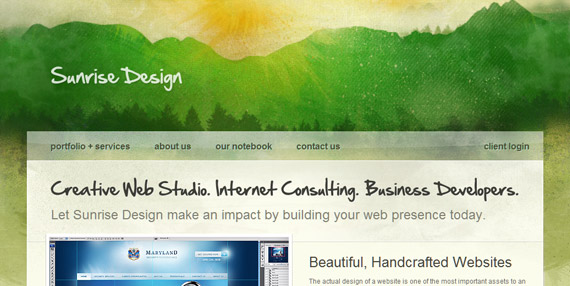 +25 Awesome Green Websites and Templates 4