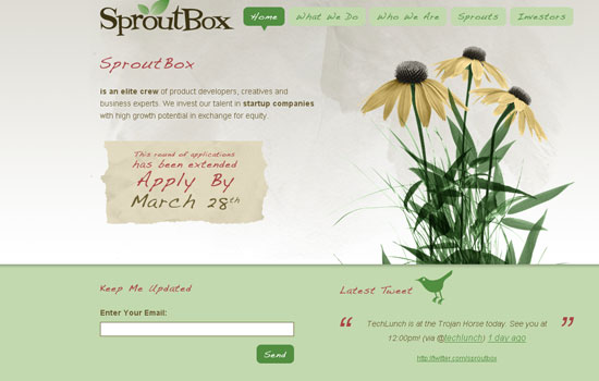 +25 Awesome Green Websites and Templates 10