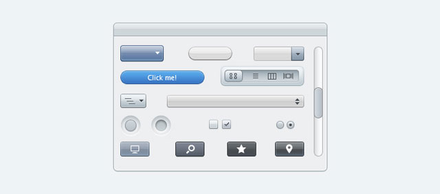 Free Web UI Element Kits and Stencils