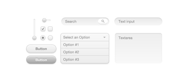 Free Web UI Element Kits and Stencils