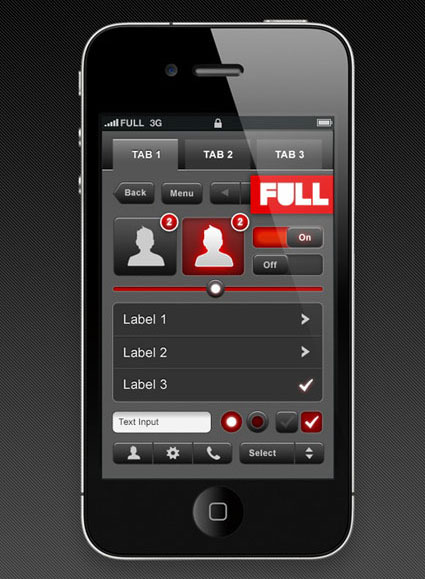Free Web UI Element Kits and Stencils