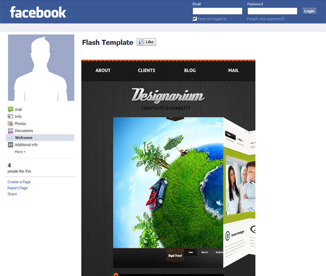 Facebook  Templates