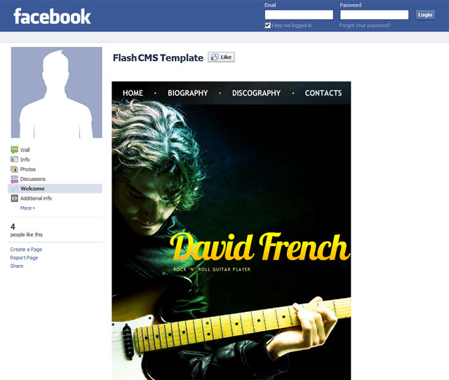 Facebook  Templates